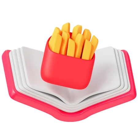 Livre de restaurant  3D Icon