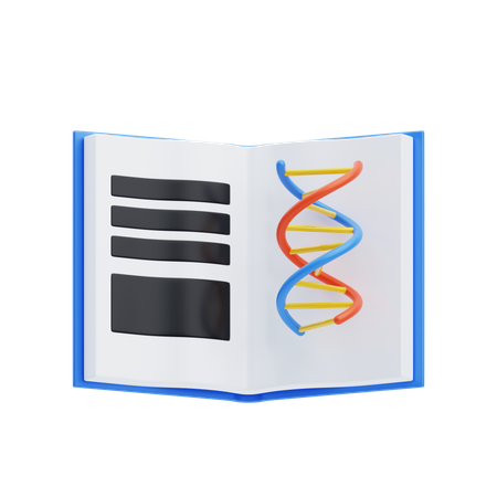 Livre de science  3D Icon