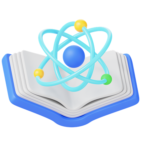 Livre de science  3D Icon