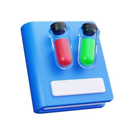 Livre de science  3D Icon