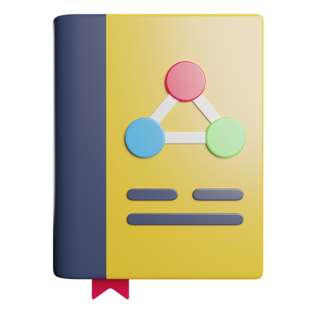 Livre de science  3D Icon