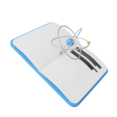 Livre de science  3D Icon