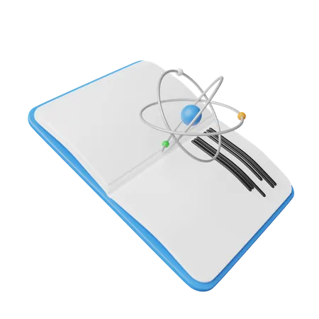 Livre de science  3D Icon