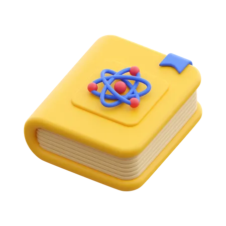 Livre de science  3D Icon