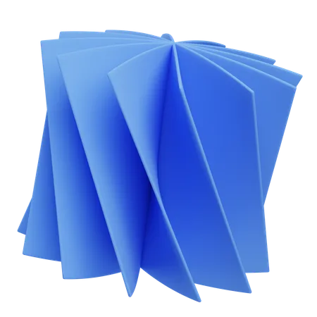 Livre tordu  3D Icon