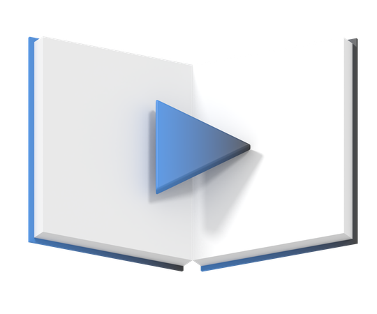 Livre vidéo  3D Icon