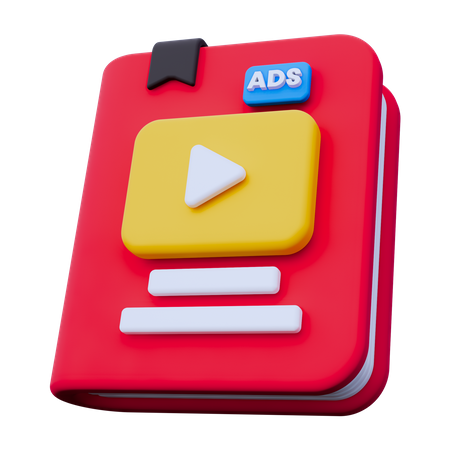 Livre vidéo  3D Icon