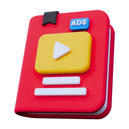 Livre vidéo  3D Icon