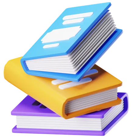 Livres  3D Icon