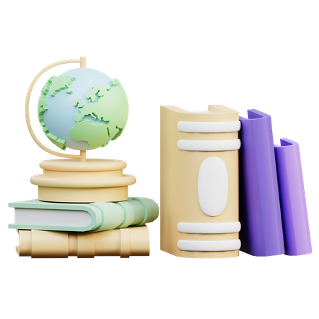 Livres  3D Illustration