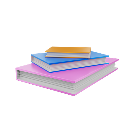 Livres  3D Illustration