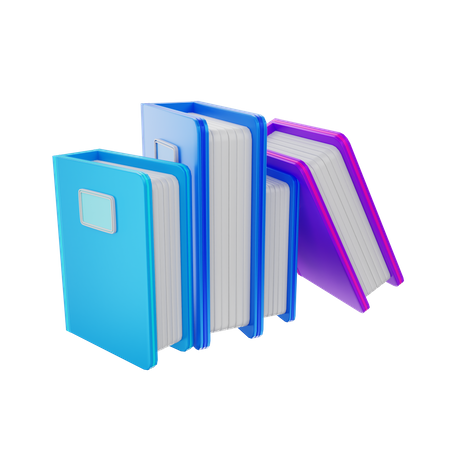 Livres  3D Illustration