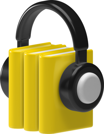 Livres audio  3D Icon