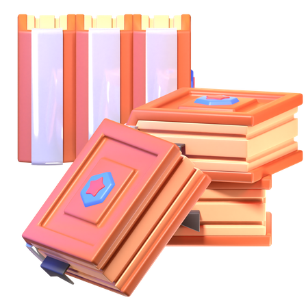 Livres de sorts  3D Icon