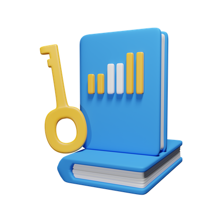 Livres financiers  3D Icon