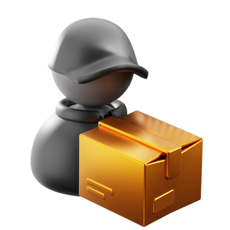 Livreur  3D Icon