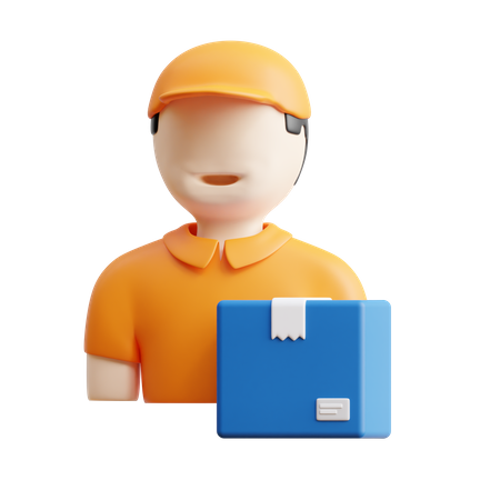 Livreur  3D Icon