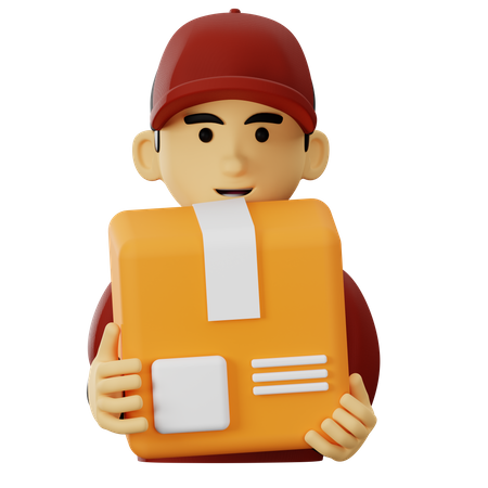 Livreur  3D Icon