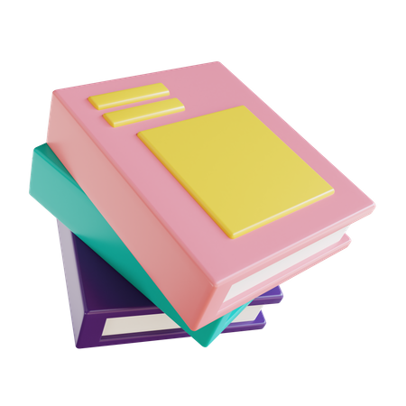 Livros  3D Icon