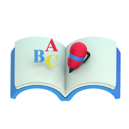 Abra o livro  3D Icon