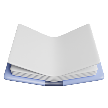 Abra o livro  3D Icon