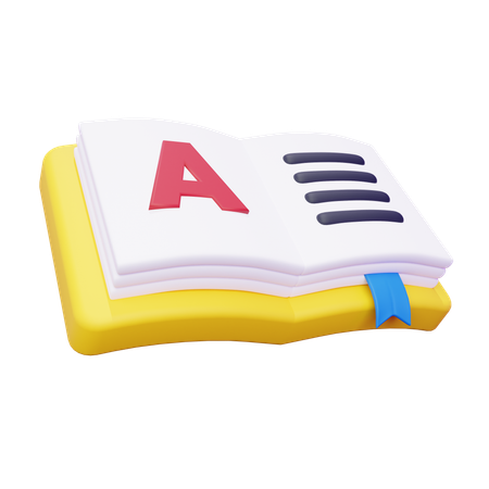 Abra o livro  3D Icon