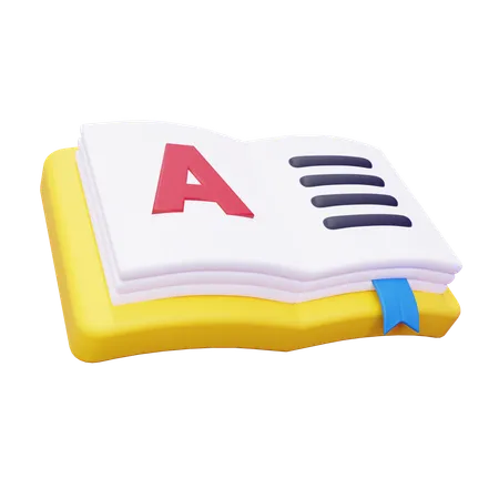 Abra o livro  3D Icon