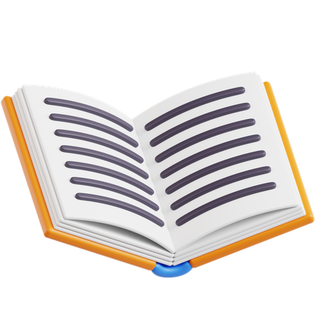 Livro aberto  3D Icon