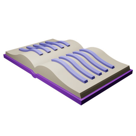 Abra o livro  3D Illustration