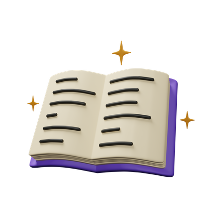 Abra o livro  3D Icon