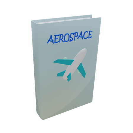 Livro aeroespacial  3D Icon