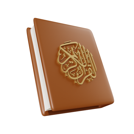 Livro do Alcorão  3D Illustration