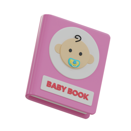 Livro do bebê  3D Icon