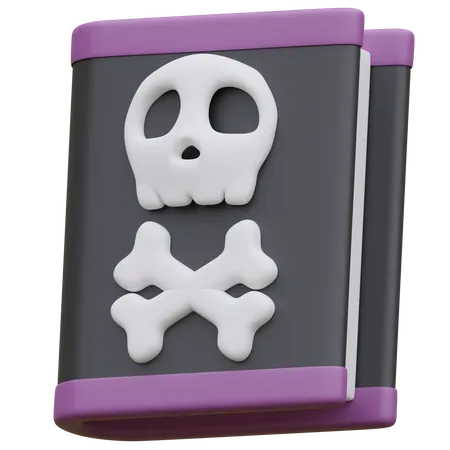 Livro de bruxa  3D Icon