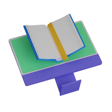 Livro de informática  3D Icon