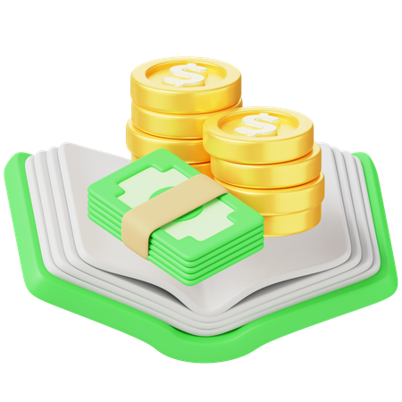 Livro de contabilidade  3D Icon