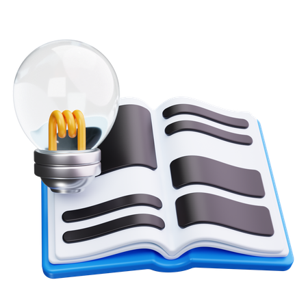 Livro criativo  3D Icon