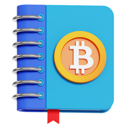 Livro criptográfico  3D Icon