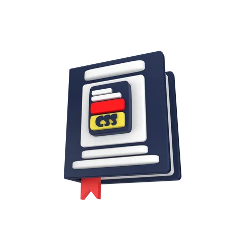 Livro css  3D Icon