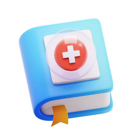 Livro de saúde  3D Icon