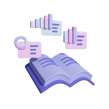 Livro de análise  3D Icon