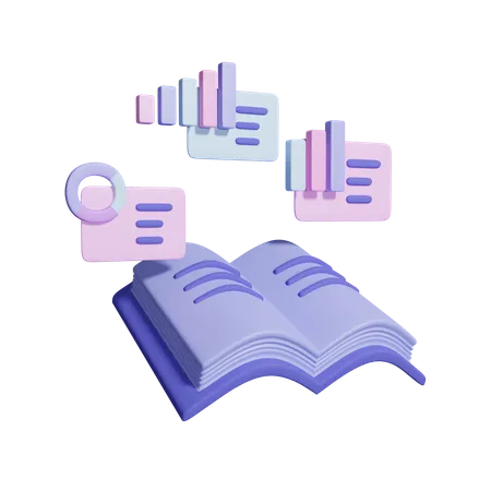 Livro de análise  3D Icon