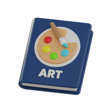 Livro de arte  3D Icon