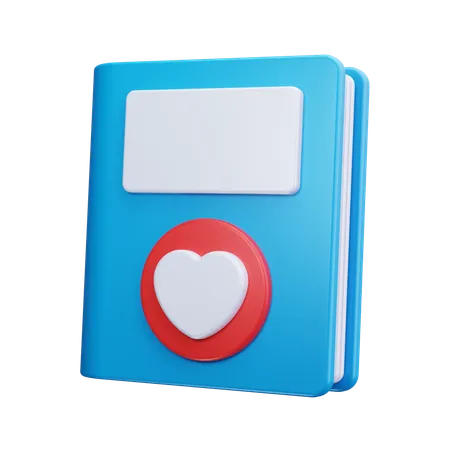 Livro de casamento  3D Icon