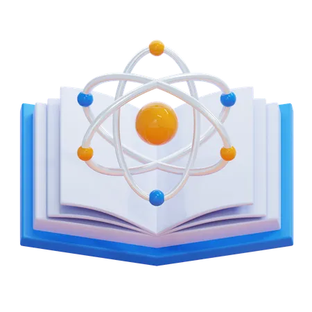 Livro de ciências  3D Icon