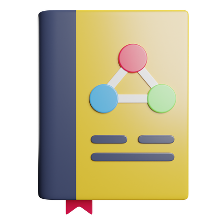 Livro de ciências  3D Icon