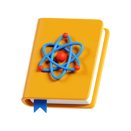 Livro de ciências  3D Icon
