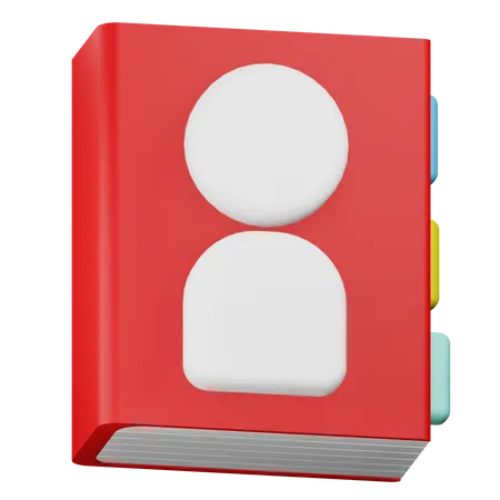 Livro de Contatos  3D Icon