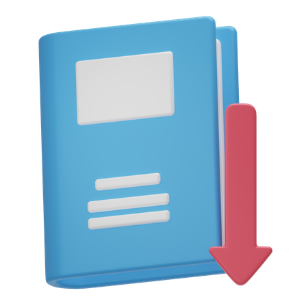 Livro de empréstimo  3D Icon