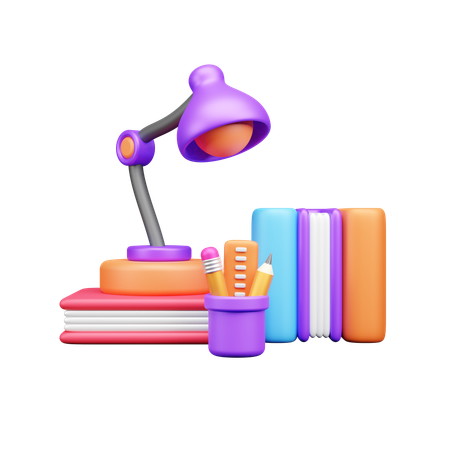 Livro de estudo  3D Icon